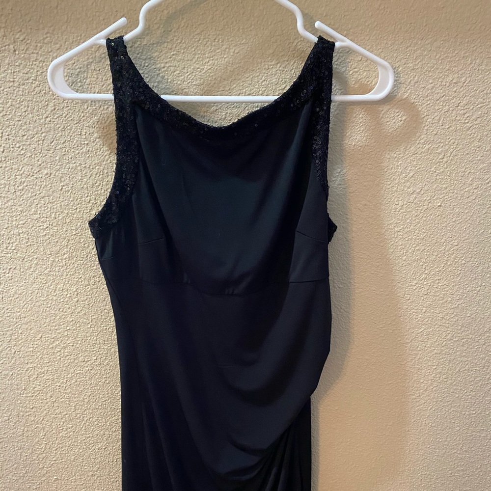 Black sequin dress S